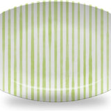 Green Simple Stripe Platter - Gaines Jewelers