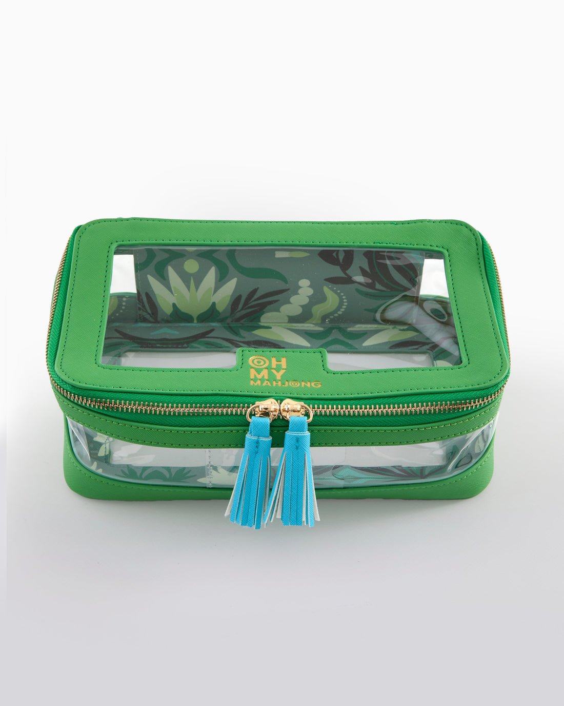 Green Tile Storage Bag - Oh My Mahjong - Gaines Jewelers