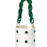 Greenwich St Bucket Bag - Bone - Goose - Brackish - Gaines Jewelers