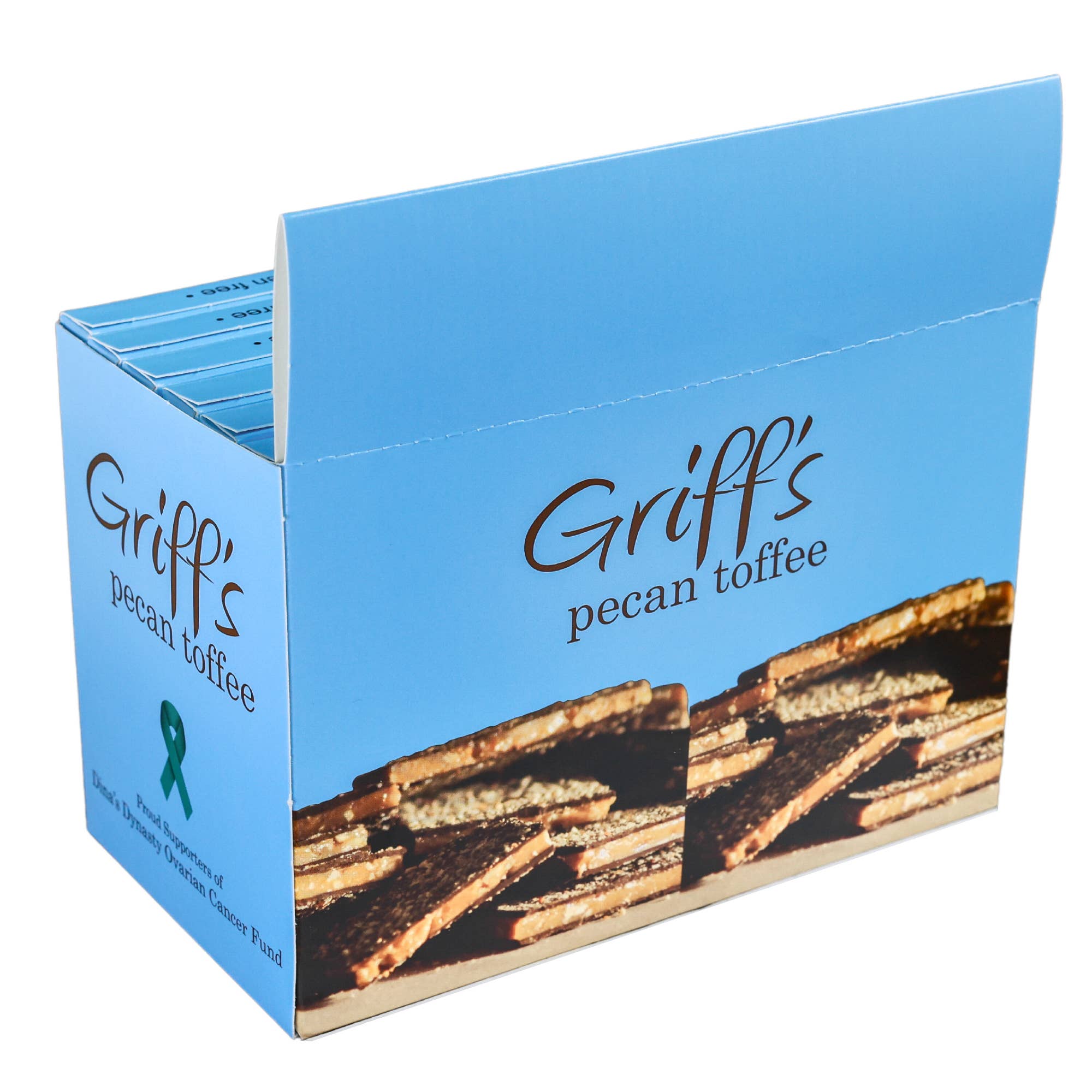 Griff's Toffee - Griff's Pecan Toffee - 2oz Dark Chocolate Toffee - Gaines Jewelers