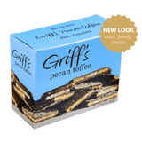 Griff's Toffee - Griff's Pecan Toffee - 7oz Dark Chocolate Toffee - Gaines Jewelers