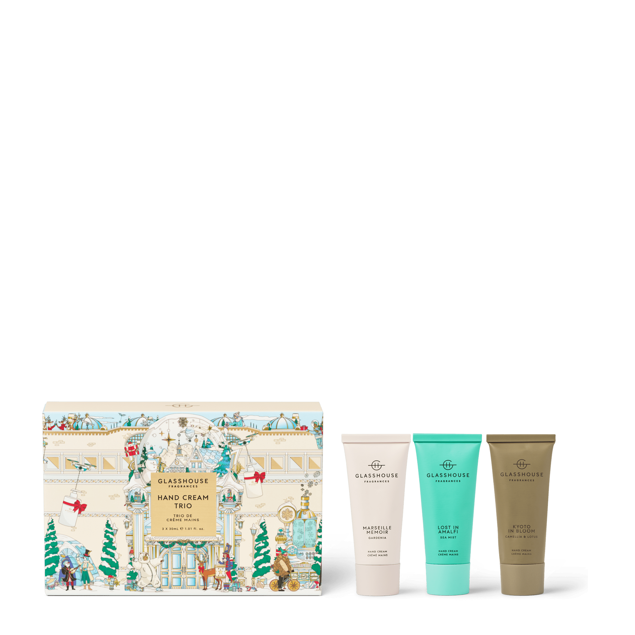 Hand Cream Trio - Christmas - Glasshouse - Gaines Jewelers