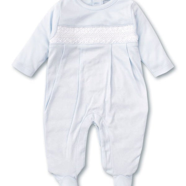 Hand Smocked CLB Charmed Blue Footie - Kissy Kissy - Gaines Jewelers