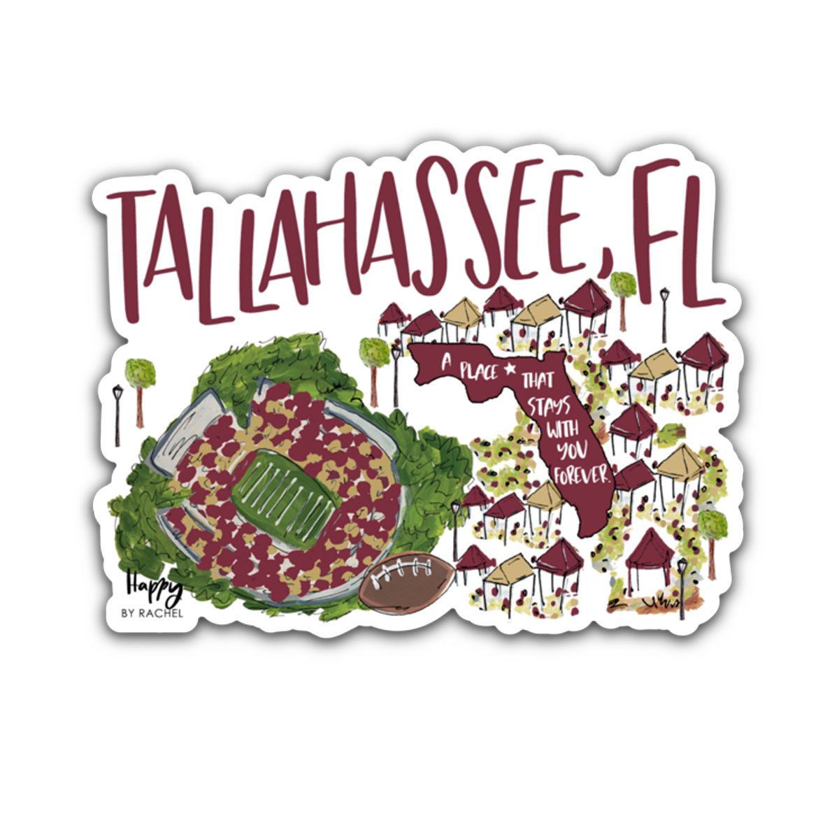 Happy By Rachel, LLC - Tallahassee, FL Sticker - Gaines Jewelers