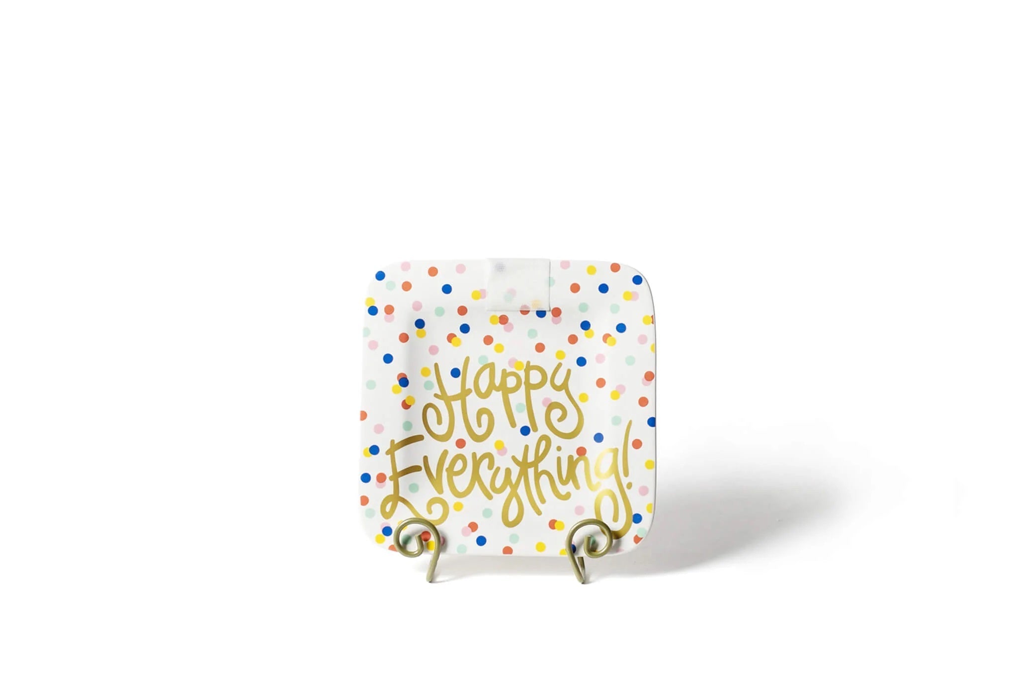 Happy Dot Mini Happy Everything! Square Platter - Gaines Jewelers