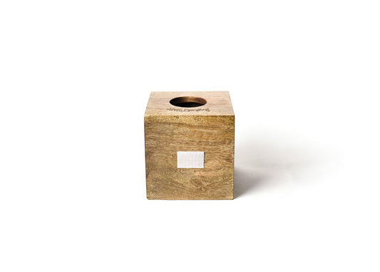 Happy Everything! Mini Square Wood Tissue Box 5" - Gaines Jewelers