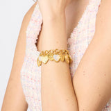 Heart Charm Bracelet - Mother of Pearl - Julie Vos - Gaines Jewelers