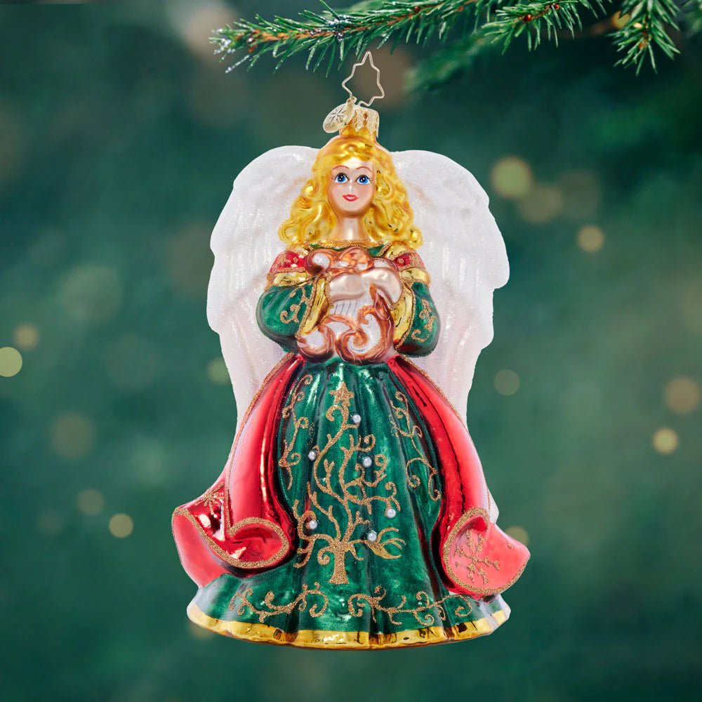 Heavenly Harpist Ornament - Radko - Gaines Jewelers