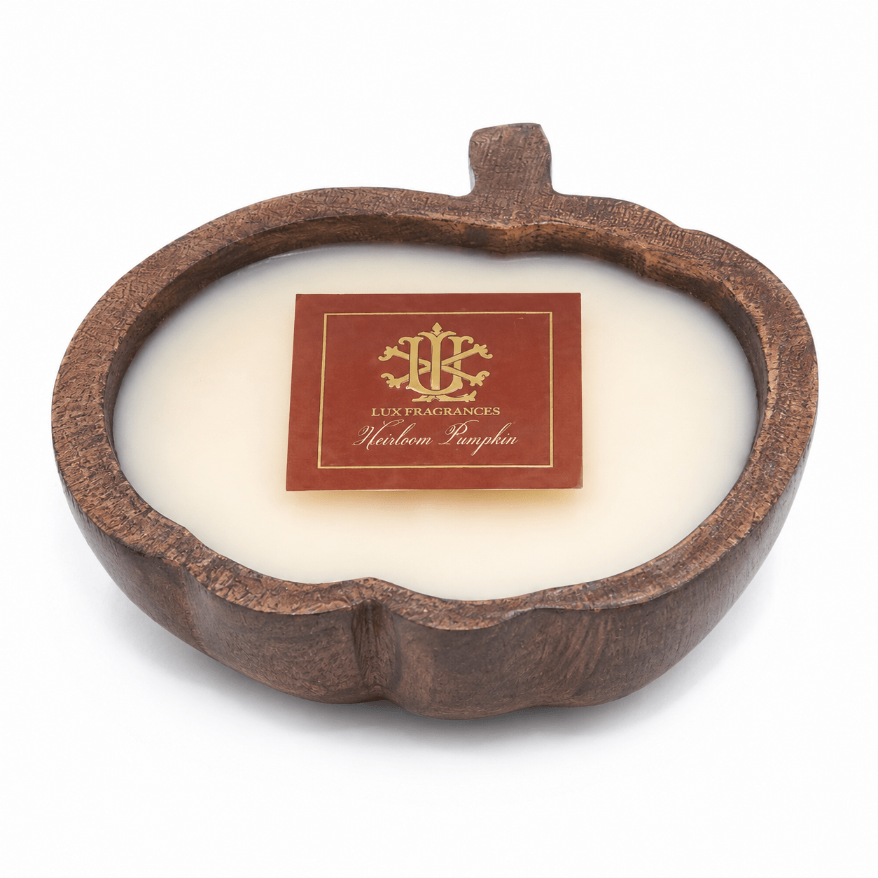 Heirloom Pumpkin 2 Wick Pumpkin Dough Bowl-Small - LUX FRAGRANCES - Gaines Jewelers