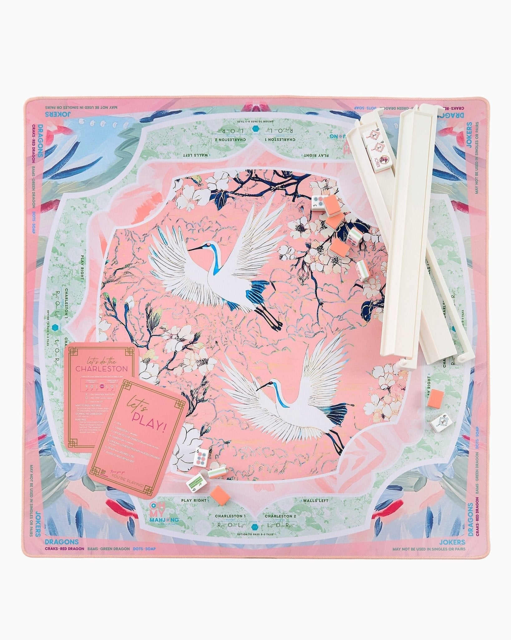 Heron Mat in Tube - Oh My Mahjong - Gaines Jewelers