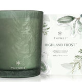 Highland Frost Large Candle - Thymes - Gaines Jewelers