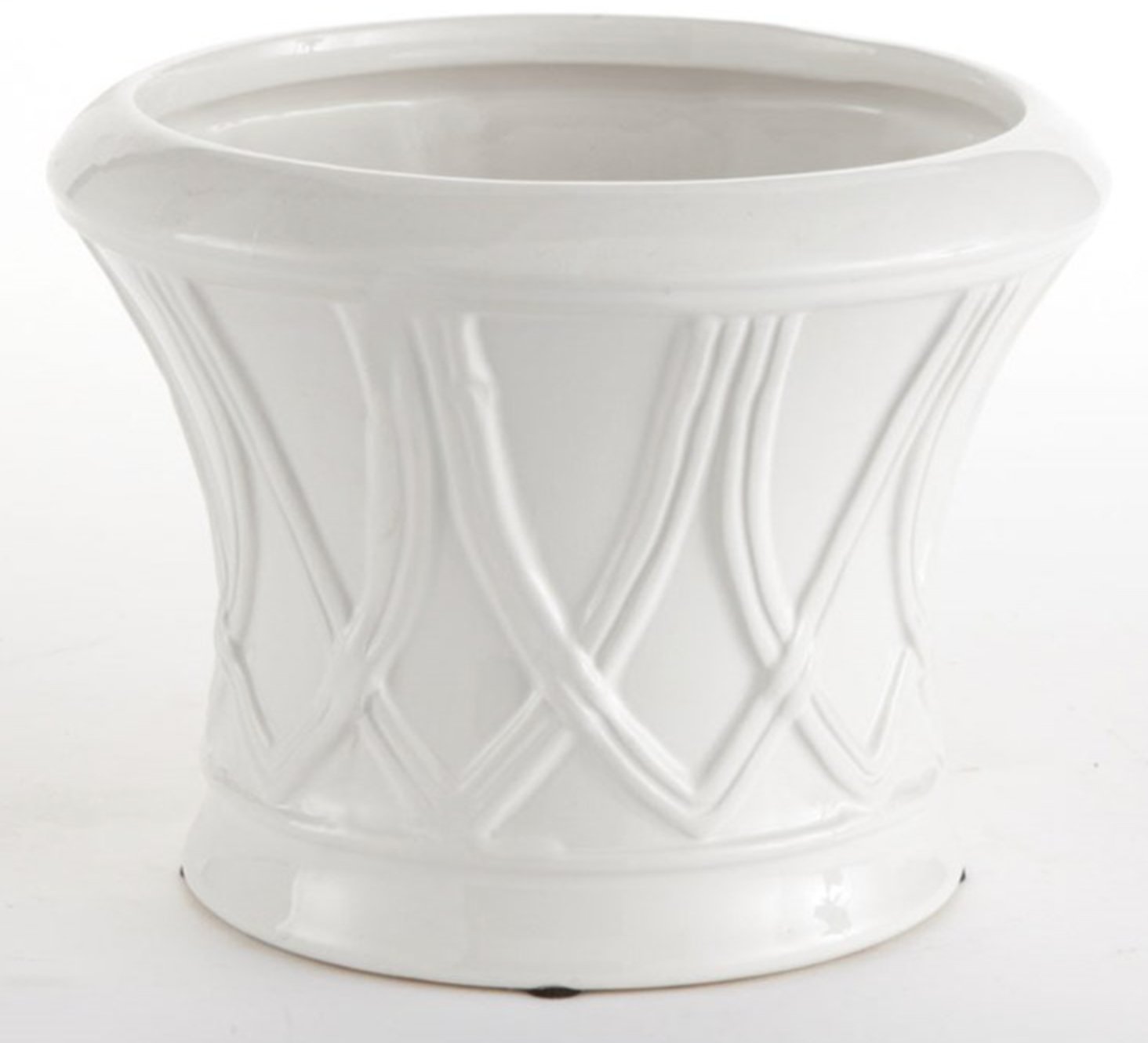 Hillingdon Tapered Cachepot - White - Napa Home & Garden - Gaines Jewelers