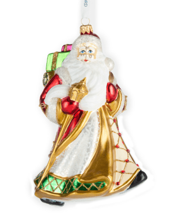 Holiday Heirlooms Santa Ornament 2025 - Waterford - Gaines Jewelers