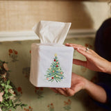 Holiday Tree Tissue Box Cover - Gaines Jewelers