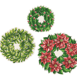 Holiday Wreath Serving Papers - Pack of 12 - Hester & Cook - Gaines Jewelers