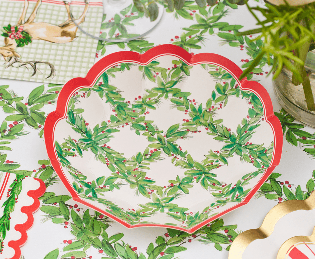 Holly Berry Appetizer/Dessert Bowls - 8pk - Sophistiplate - Gaines Jewelers