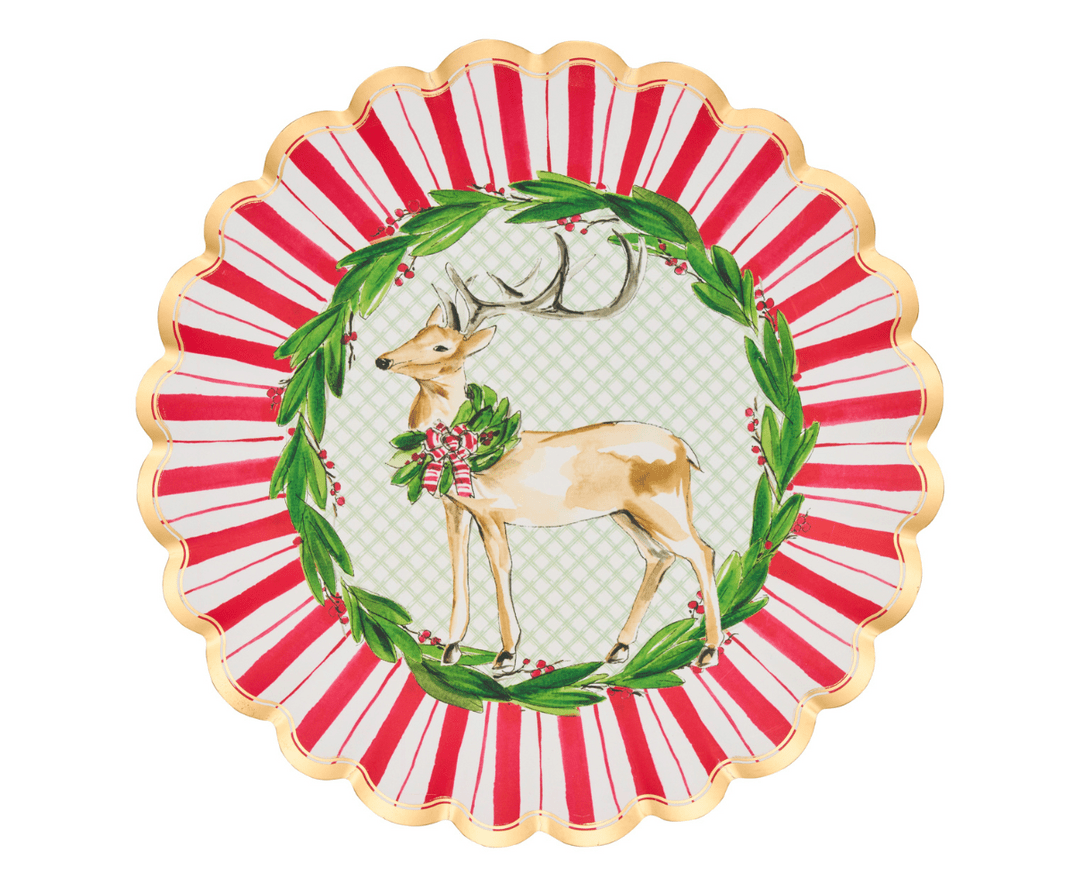 Holly Berry Dinner Plates - 8pk - Sophistiplate - Gaines Jewelers
