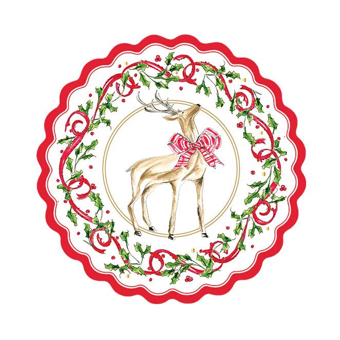 Holly Berry Salad Plates - 8pk - Sophistiplate - Gaines Jewelers