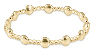 Honesty Sincerity Gold 6mm Bracelet - enewton - Gaines Jewelers