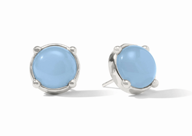 Honey Stud - Chalcedony Blue - OS - Julie Vos - Gaines Jewelers