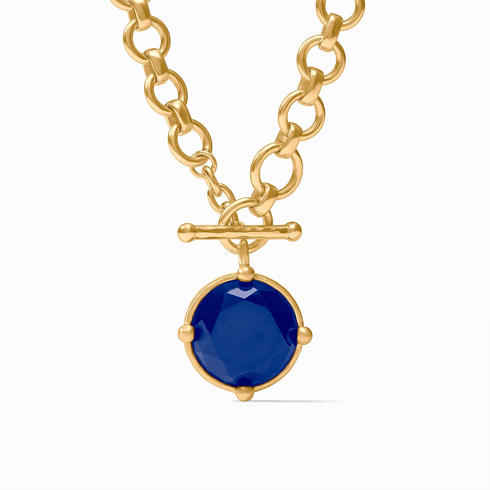 Honeybee Demi Necklace - Iridescent Sapphire Blue - Julie Vos - Gaines Jewelers
