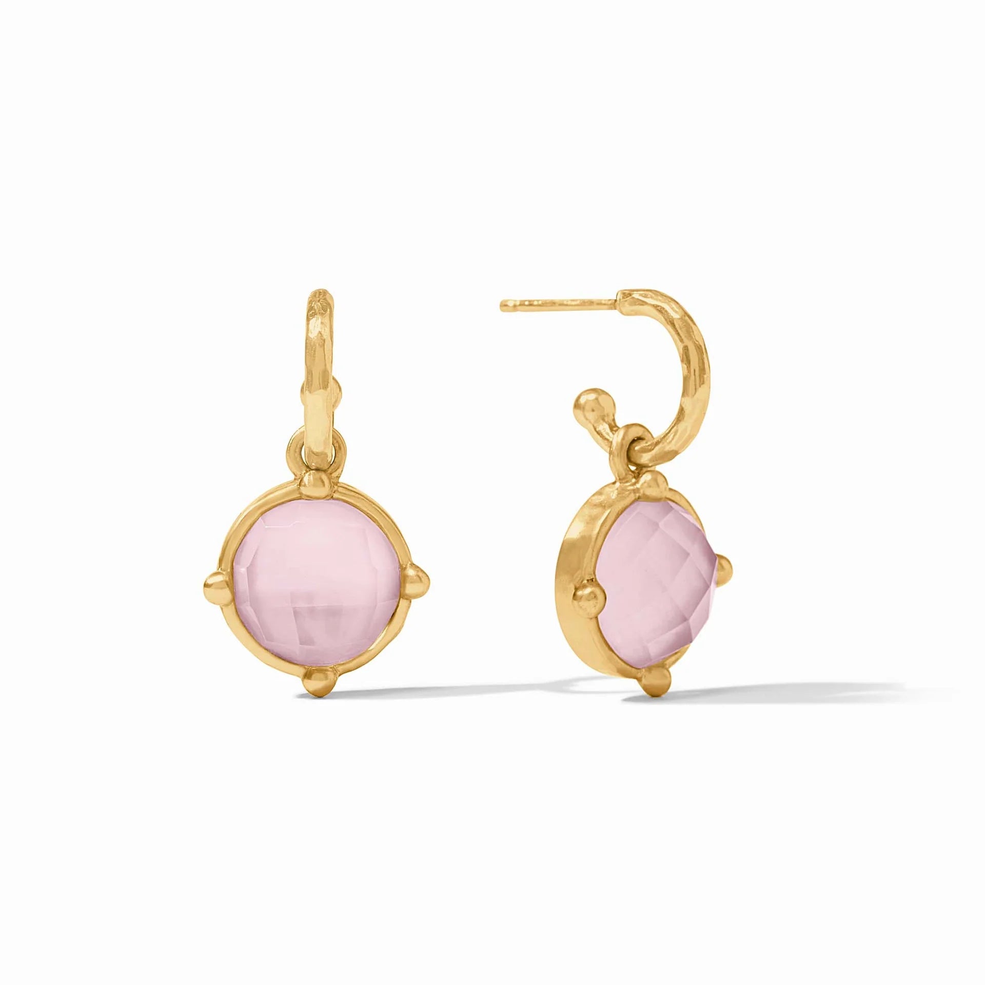 Honeybee Hoop & Charm Earring- Gold - Gaines Jewelers