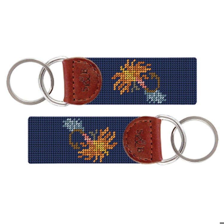Hooked on Hope Needlepoint Key Fob - Anne Neilson - Gaines Jewelers