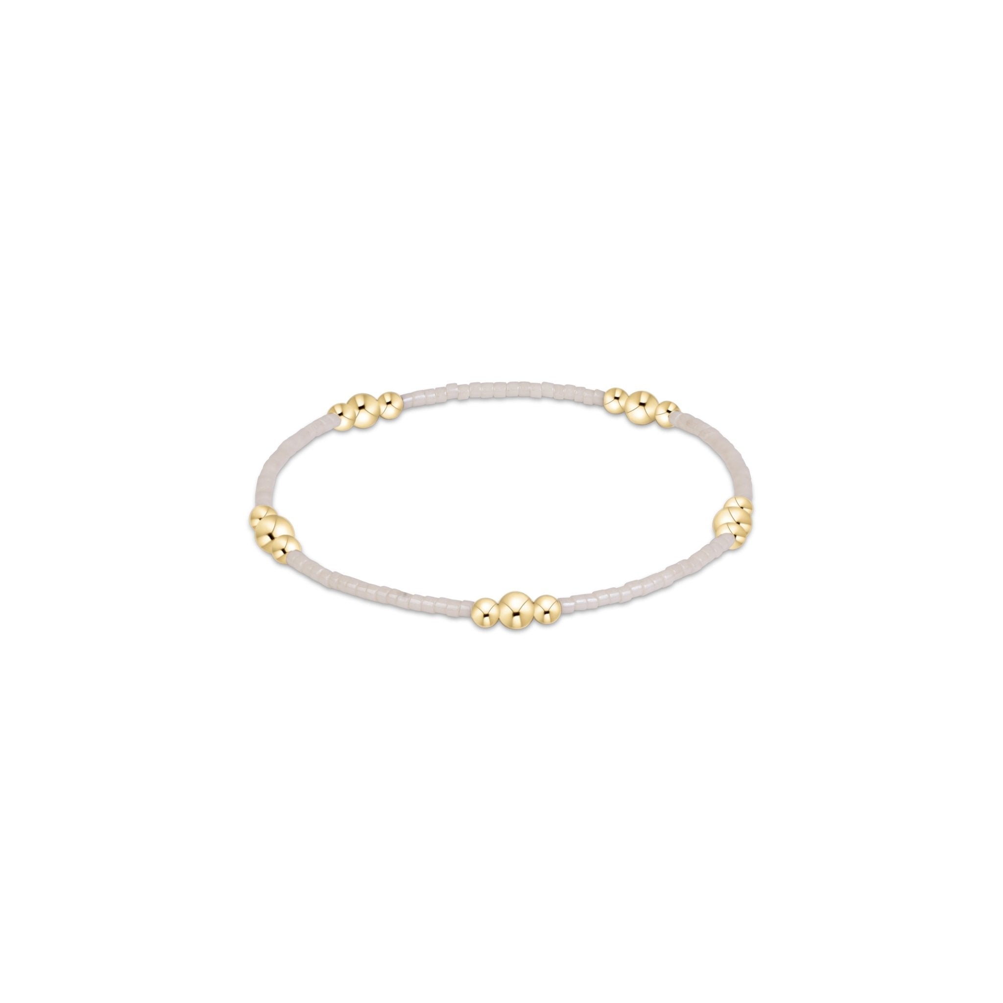 Hope Purpose Gold Bracelet - Milkshake - Enewton - Gaines Jewelers