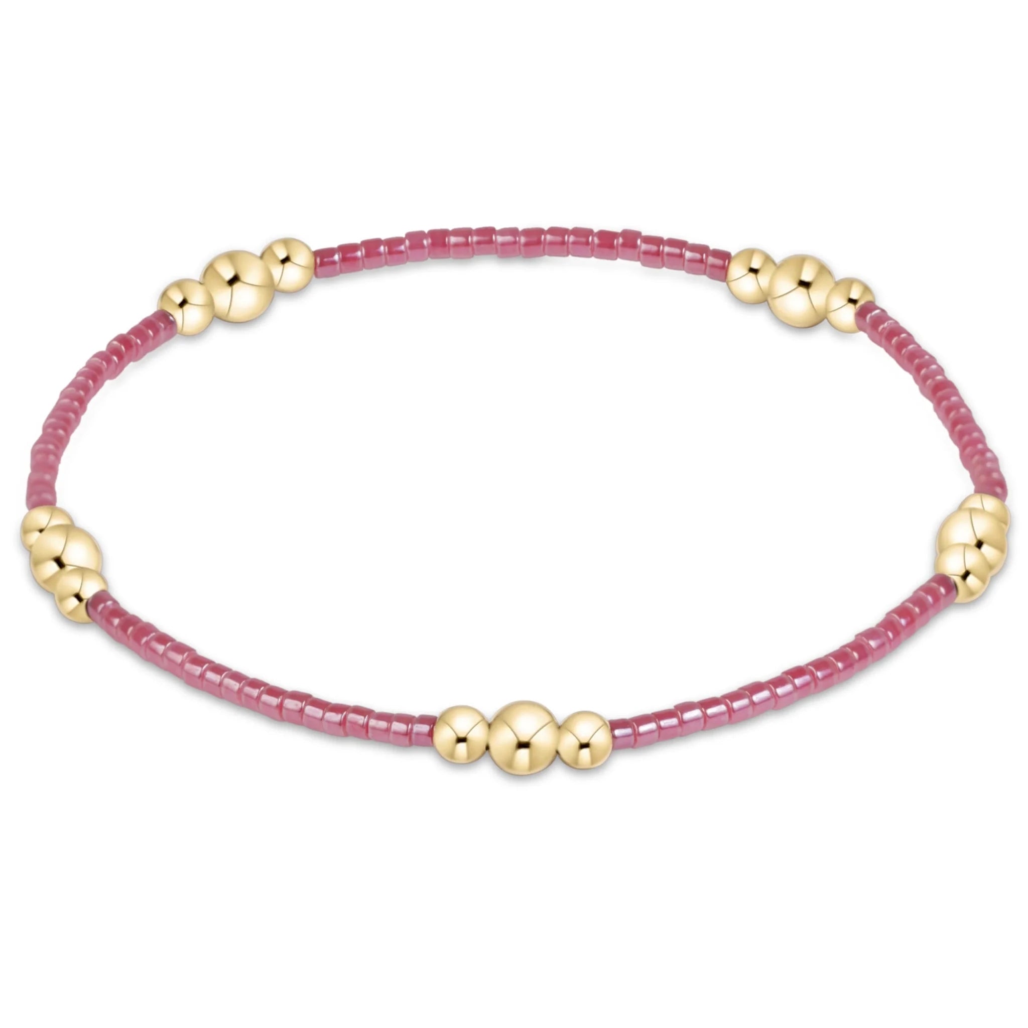 Hope purpose gold bracelet - Pink Champagne-enewton - Gaines Jewelers