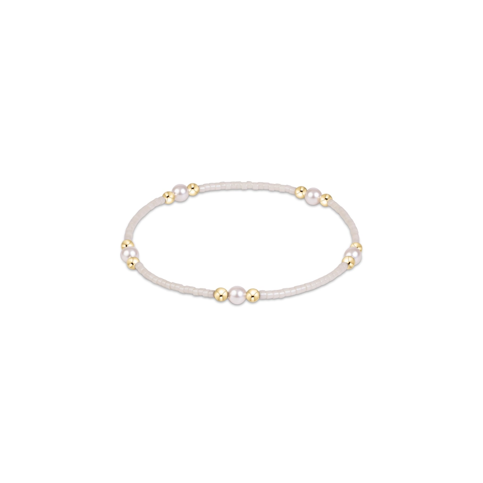 Hope Purpose Pearl Bracelet - Milkshake - Enewton - Gaines Jewelers