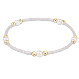 Hope Purpose Pearl Bracelet - Silky White - Enewton - Gaines Jewelers