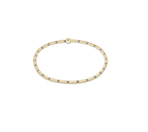 Hope Sincerity Pattern 2mm Bead Bracelet - Milkshake - enewton - Gaines Jewelers