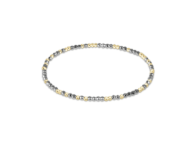 Hope Unwritten Bright Silver Faceted Hematite 2mm - enewton - Gaines Jewelers