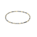Hope Unwritten Bright Silver Faceted Hematite 2mm - enewton - Gaines Jewelers