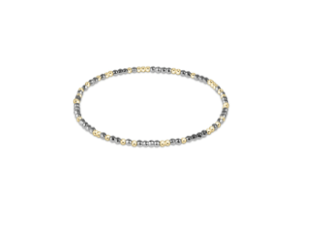 Hope Unwritten Bright Silver Faceted Hematite 2mm - enewton - Gaines Jewelers