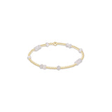 Hope Unwritten Gemstone 4mm Bracelet - Mother Of Pearl - Enewton - Gaines Jewelers