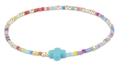 Hope Unwritten Signature Cross Bracelet - Hot Mess - enewton - Gaines Jewelers