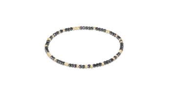 Hope Unwritten Silver Faceted Hematite 2mm - enewton - Gaines Jewelers