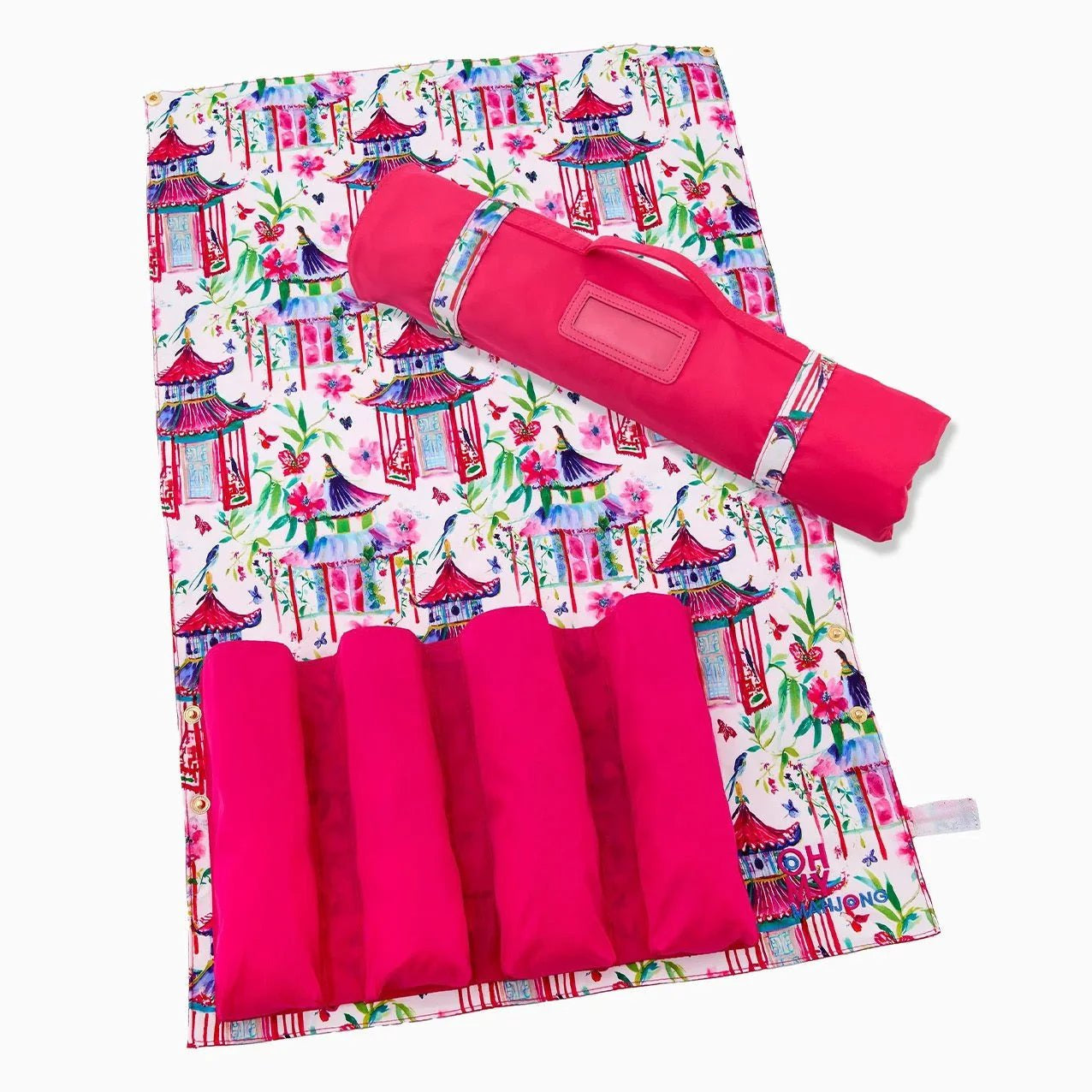 Hot Pink Rack Storage Bag - Oh My Mahjong - Gaines Jewelers