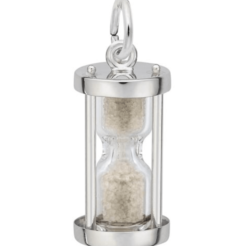 Hourglass Charm Sterling Sliver - Rembrandt Charms - Gaines Jewelers