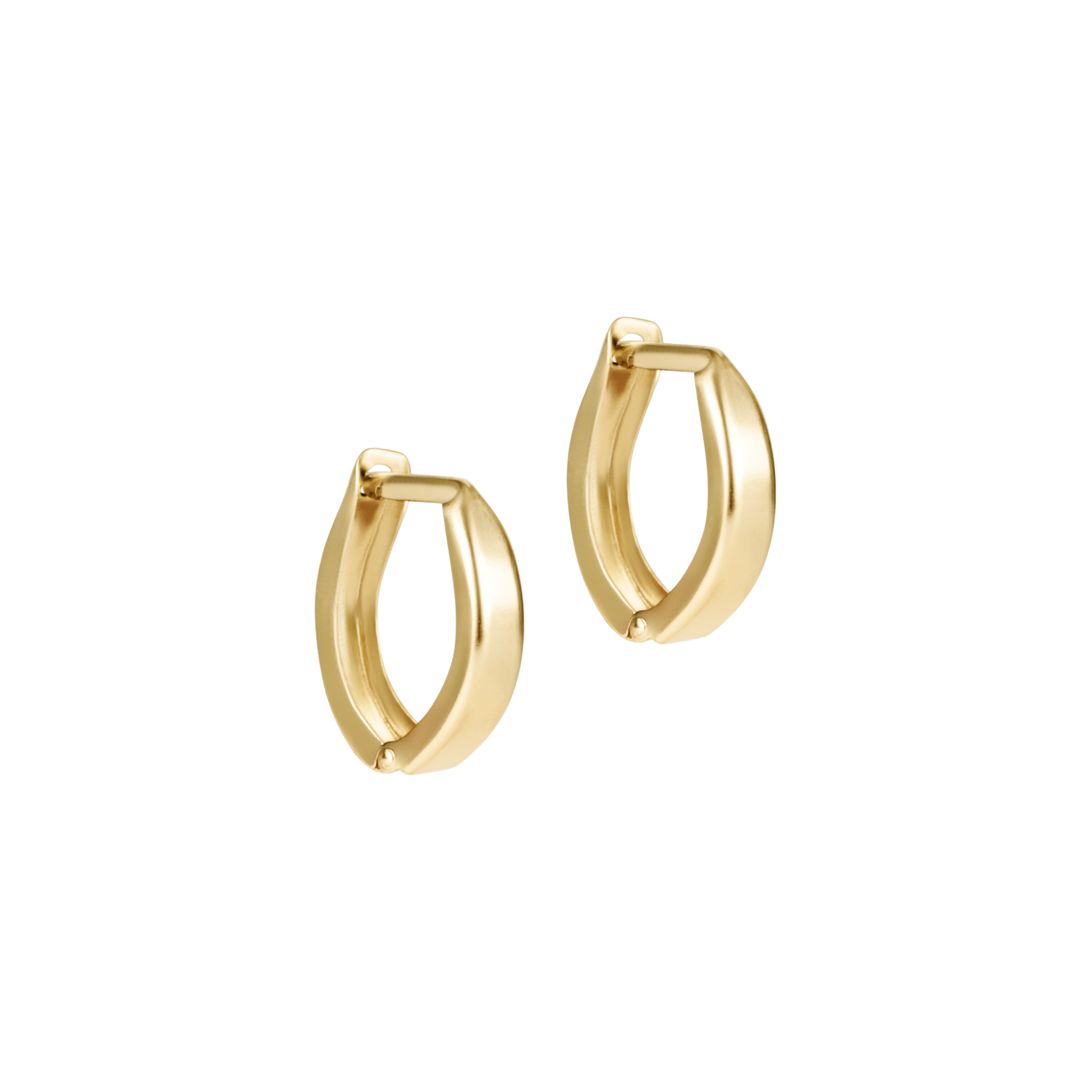 Huggie Gold 0.5" Hoop - enewton - Gaines Jewelers