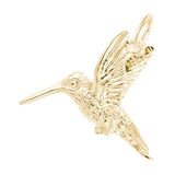 Hummingbird Charm Gold Plate - Rembrandt - Gaines Jewelers