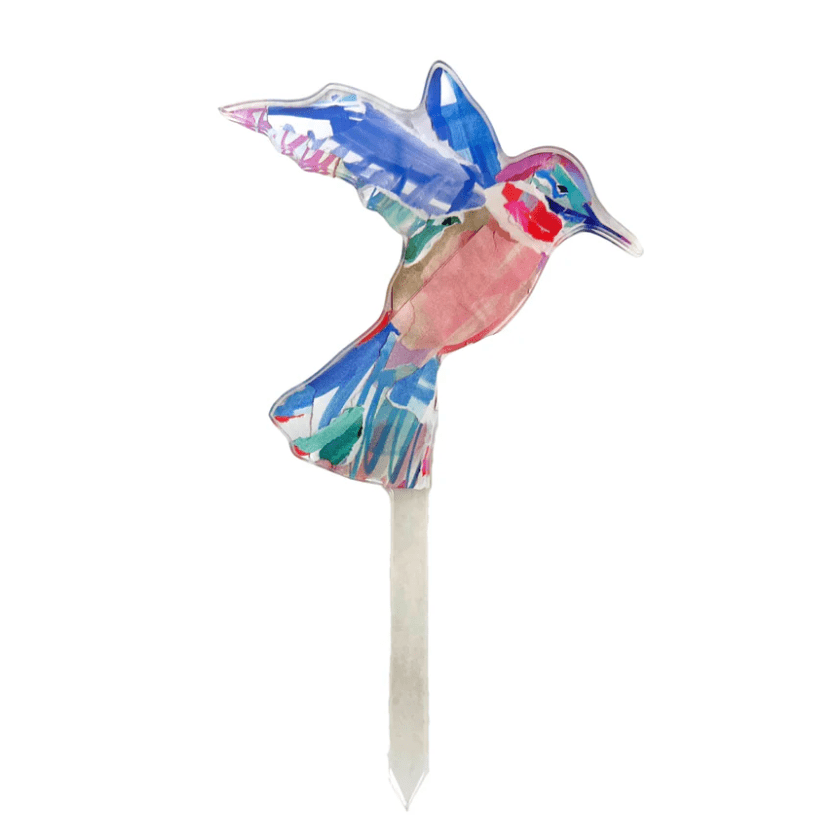 Hummingbird Plant Stick - Lauren Dunn - Gaines Jewelers