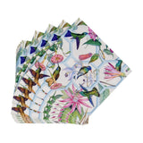 Hummingbird Trellis Cocktail Napkin - Caspari - Gaines Jewelers