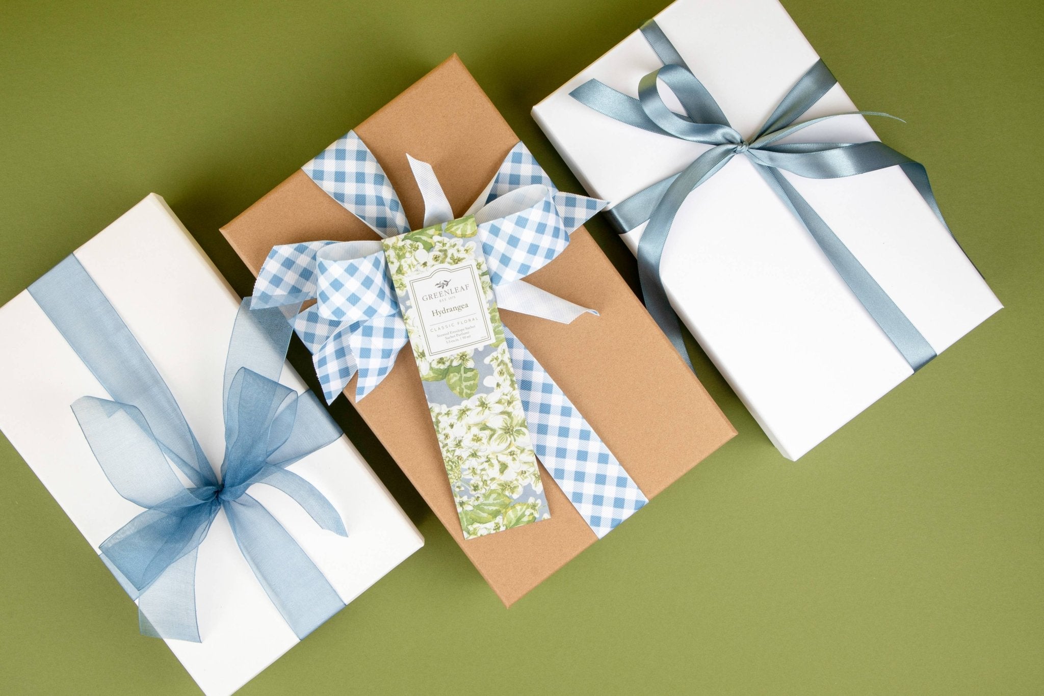 Hydrangea Slim Sachet - Greenleaf Gifts - Gaines Jewelers