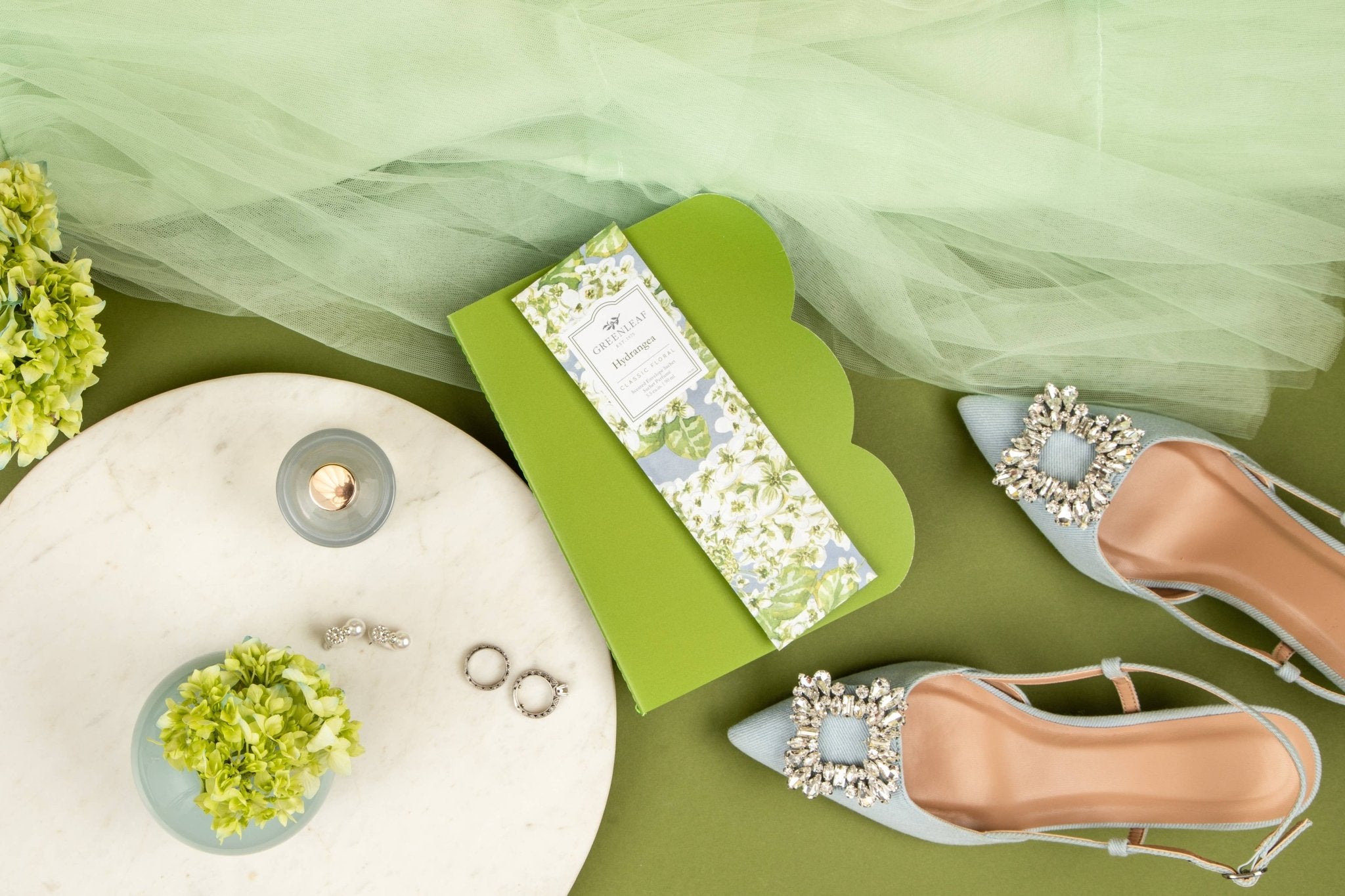 Hydrangea Slim Sachet - Greenleaf Gifts - Gaines Jewelers