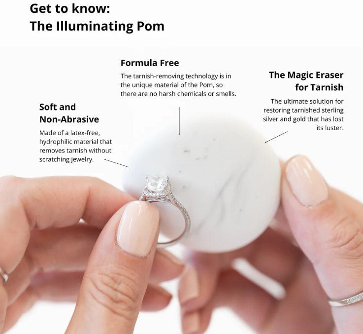Illuminating Pom Formula - Free Tarnish Eraser - Shinery - Gaines Jewelers