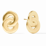 Infinity Earring - Gold - Julie Vos - Gaines Jewelers