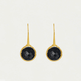 Ipanema Cabochon Droplet Earrings - Gold/Black Onyx - Dean Davidson - Gaines Jewelers