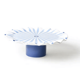 Iris Blue Burst Small Ruffle Cake Stand - Coton Colors - Gaines Jewelers